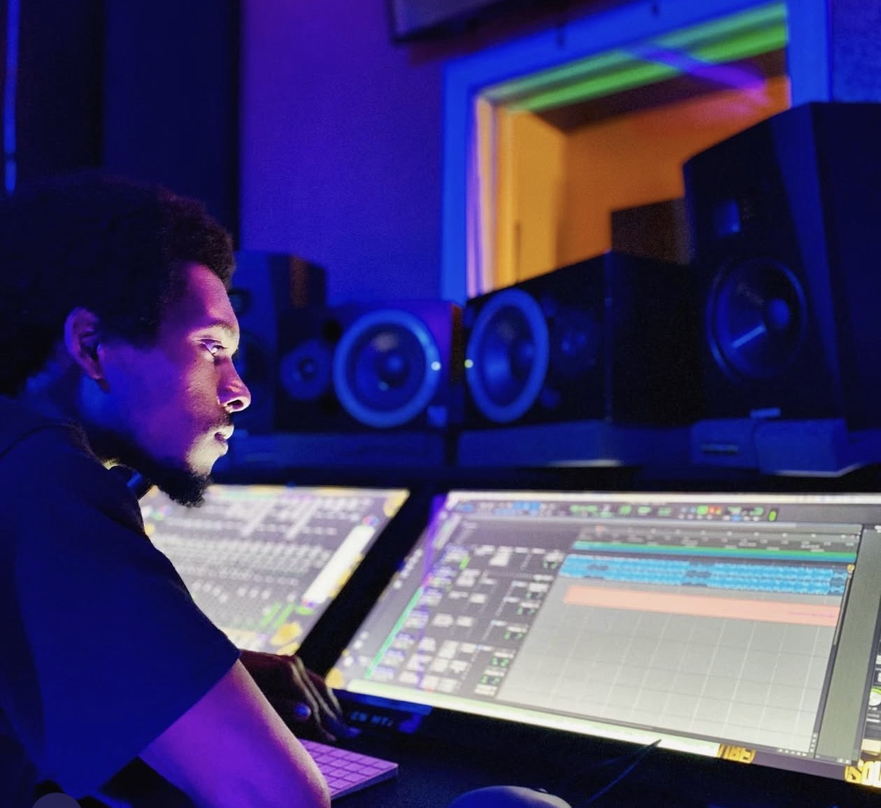 James J Engineering in the studio